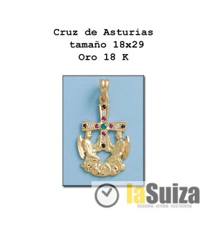 Cruz de los Angeles Asturias 18x29