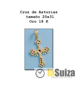 Cruz de Asturias pequeña 20x31